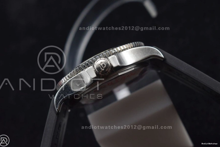 Automatic 467 Versatile Rubber Superocean TF A Edition Black Bezel On Black Best 44 1:1 Dial Strap Black 0829